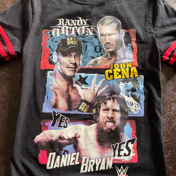 WWE T shirt Randy Orton Daniel Bryan John Cena Kids Tee Size medium - Picture 7 of 9